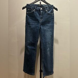 7 For All Mankind Dark Blue Kids High Rise Jeans